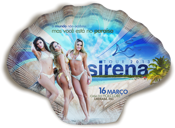 Folder de divulgação da Sirena Uberaba - Imagem retirada do site oficial