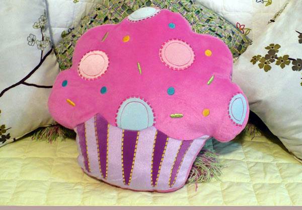 Almofada em formato de cupcake - Foto Flickr @Grife Cupcake